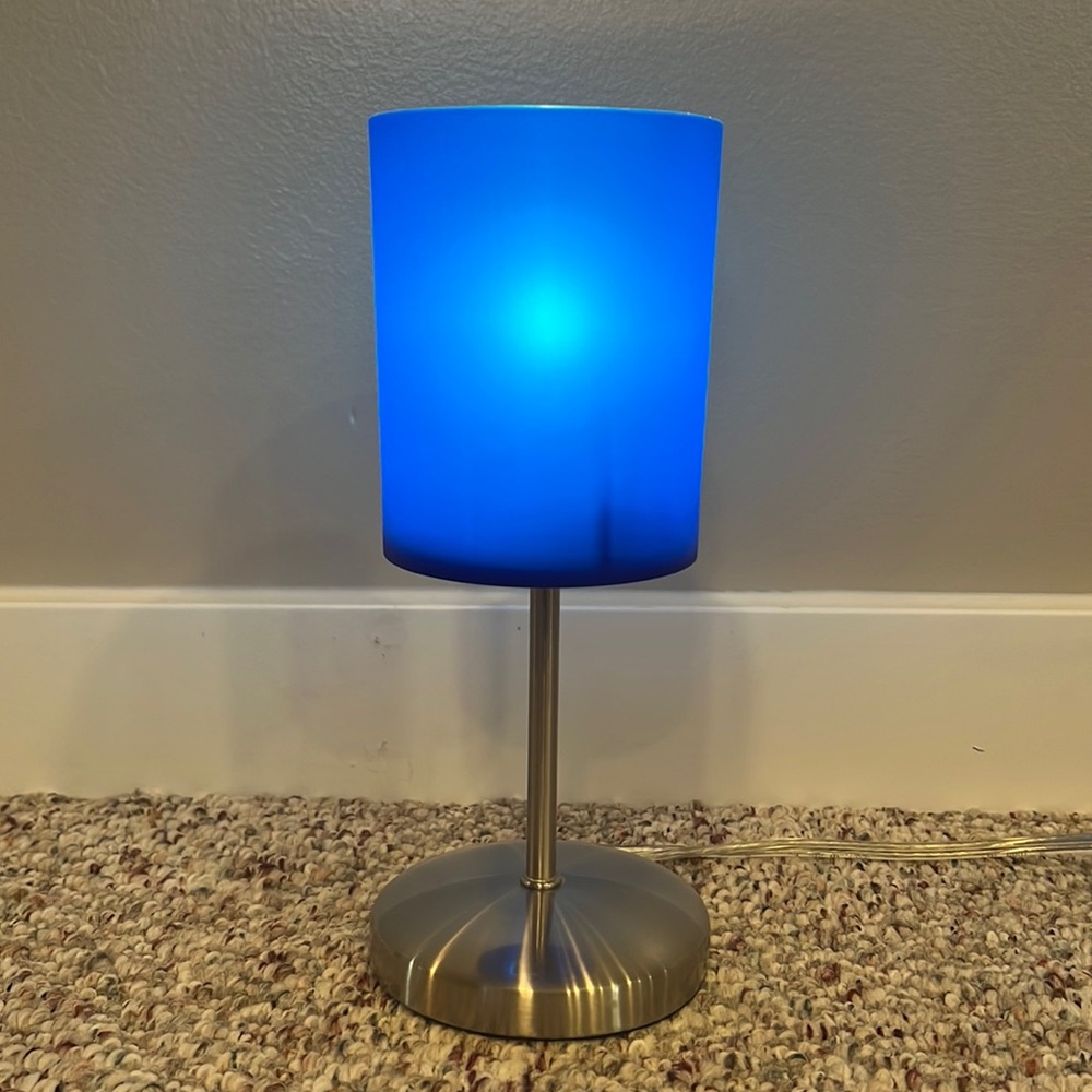 Cobalt Blue Lamp